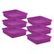 Teacher Created Resources Storage Bin, Plastic, Purple, 6 PK 20433 - alternate 1